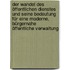Der Wandel des öffentlichen Dienstes und seine Bedeutung für eine moderne, bürgernahe öffentliche Verwaltung