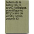 Bulletin De La Sociï¿½Tï¿½ Archï¿½Ologique, Scientifique Et Littï¿½Raire Du Vendï¿½Mois, Volume 43
