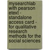 MySearchLab with Pearson Etext - Standalone Access Card - for Qualitative Research Methods for the Social Sciences by Bruce L. Berg