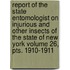 Report of the State Entomologist on Injurious and Other Insects of the State of New York Volume 26, Pts. 1910-1911