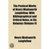The Poetical Works Of Henry Wadsworth Longfellow, With Bibliographical And Critical Notes, In Six Volumes (Volume 4)
