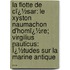 La Flotte De Cï¿½Sar: Le Xyston Naumachon D'Homï¿½Re; Virgilius Nauticus: Ï¿½Tudes Sur La Marine Antique ...