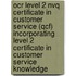 Ocr Level 2 Nvq Certificate In Customer Service (Qcf) Incorporating Level 2 Certificate In Customer Service Knowledge