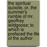 The Spiritual Quixote, Or, the Summer's Ramble of Mr. Geoffrey Wildgoose; To Which Is Prefaced the Life of the Author door Richard Graves