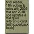 Brief Reader, 11Th Edition & Rules With 2009 Mla And 2010 Apa Updates & Mla Quick Reference Card [With Paperback Book]