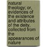 Natural Theology; Or, Evidences of the Existence and Attributes of the Deity, Collected from the Appearances of Nature