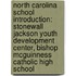North Carolina School Introduction: Stonewall Jackson Youth Development Center, Bishop Mcguinness Catholic High School