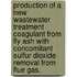 Production Of A New Wastewater Treatment Coagulant From Fly Ash With Concomitant Sulfur Dioxide Removal From Flue Gas.