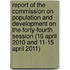 Report of the Commission on Population and Development on the Forty-Fourth Session (16 April 2010 and 11-15 April 2011)