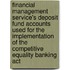 Financial Management Service's Deposit Fund Accounts Used For The Implementation Of The Competitive Equality Banking Act