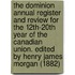 the Dominion Annual Register and Review for the 12Th-20th Year of the Canadian Union. Edited by Henry James Morgan (1882)