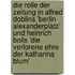 Die Rolle Der Zeitung In Alfred Doblins 'Berlin Alexanderplatz' Und Heinrich Bolls 'Die Verlorene Ehre Der Katharina Blum'