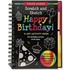 Happy Birthday! Scratch and Sketch Trace-Along: An Art Activity Book for Birthday Artists of All Ages [With Wooden Stylus]