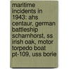 Maritime Incidents In 1943: Ahs Centaur, German Battleship Scharnhorst, Ss Irish Oak, Motor Torpedo Boat Pt-109, Uss Borie door Source Wikipedia