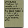 Wind Tunnel Results of the Aerodynamic Performance of a 1/8-Scale Model of a Twin-Engine Transport with Multi-Element Wing door United States Government