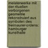 Meisterwerke mit der rituellen verborgenen Geometrie rekonstruiert aus Symbolen des Freimaurer-Ordens: Hamburger Kunsthalle