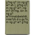 G?Ng Q? (M Ng G? W? Sh ): G?Ng Q?, M Ng G? W? J Ng M? Ch?Ng, Ion M Ng G? W?Minatobeishiti, Rinia?Zh D O Gu?N, M Ng G? W? G?Ng