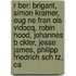 R Ber: Brigant, Simon Kramer, Eug Ne Fran Ois Vidocq, Robin Hood, Johannes B Ckler, Jesse James, Philipp Friedrich Sch Tz, Ca