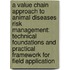A Value Chain Approach to Animal Diseases Risk Management: Technical Foundations and Practical Framework for Field Application