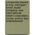 Companies Based In Troy, Michigan: Kmart, Budd Company, Sae International, Delphi Corporation, Syntel, Anchor Bay Entertainment