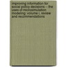 Improving Information for Social Policy Decisions -- The Uses of Microsimulation Modeling: Volume I, Review and Recommendations door Panel to Evaluate Microsimulation Models