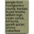 People From Montgomery County, Kansas: Louise Brooks, William Inge, Vivian Vance, Bill Kurtis, Gareth Porter, Johnny Rutherford