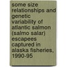 Some Size Relationships and Genetic Variability of Atlantic Salmon (Salmo Salar) Escapees Captured in Alaska Fisheries, 1990-95 door United States Government