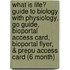 What Is Life? Guide to Biology with Physiology, Go Guide, Bioportal Access Card, Bioportal Flyer, & Prepu Access Card (6 Month)