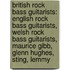 British Rock Bass Guitarists: English Rock Bass Guitarists, Welsh Rock Bass Guitarists, Maurice Gibb, Glenn Hughes, Sting, Lemmy