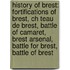 History Of Brest: Fortifications Of Brest, Ch Teau De Brest, Battle Of Camaret, Brest Arsenal, Battle For Brest, Battle Of Brest
