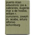 Puerto Rican Educators: Jos A. Cabranes, Eugenio Mar A De Hostos, William R. Cumpiano, Joseph M. Acaba, Arturo Alfonso Schomburg