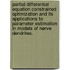 Partial Differential Equation Constrained Optimization And Its Applications To Parameter Estimation In Models Of Nerve Dendrites.