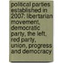 Political Parties Established In 2007: Libertarian Movement, Democratic Party, The Left, Red Party, Union, Progress And Democracy