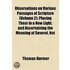 Observations On Various Passages Of Scripture (Volume 2); Placing Them In A New Light; And Ascertaining The Meaning Of Several, Not
