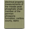 Electrical Property Measurements of the Meade Peak Phosphatic Shale Member of the Permian Phosporia Formation, Caribou County, Idaho by United States Government