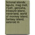 Fictional Islands: Laputa, Mag Mell, R'Lyeh, Genosha, Treasure Island, Neverland, World Of Monkey Island, Fantasy Island, Asteroid M