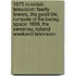 1975 In British Television: Fawlty Towers, The Good Life, Rumpole Of The Bailey, Space: 1999, The Sweeney, Rutland Weekend Television