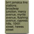 Bmt Jamaica Line Stations: Broadway Junction, Marcy Avenue, Myrtle Avenue, Flushing Avenue, Cypress Hills, 104Th Street, Hewes Street