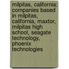 Milpitas, California: Companies Based In Milpitas, California, Maxtor, Milpitas High School, Seagate Technology, Phoenix Technologies door Source Wikipedia