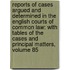 Reports of Cases Argued and Determined in the English Courts of Common Law: with Tables of the Cases and Principal Matters, Volume 85