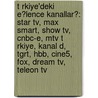 T Rkiye'Deki E?Lence Kanallar?: Star Tv, Max Smart, Show Tv, Cnbc-E, Mtv T Rkiye, Kanal D, Tgrt, Hbb, Cine5, Fox, Dream Tv, Teleon Tv door Kaynak Wikipedia