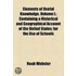 Elements of Useful Knowledge. Volume I.; Containing a Historical and Geographical Account of the United States; For the Use of Schools