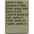 Parks In Italy: Gardens In Italy, Green Areas And Parks In Forl , National Parks Of Italy, Parks In Milan, Parks In Naples, Parks In R