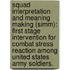 Squad Interpretation And Meaning Making (Simm): First Stage Intervention For Combat Stress Reaction Among United States Army Soldiers.