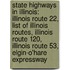 State Highways In Illinois: Illinois Route 22, List Of Illinois Routes, Illinois Route 120, Illinois Route 53, Elgin-O'Hare Expressway
