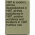 1987 In Aviation: Airlines Disestablished In 1987, Airlines Established In 1987, Aviation Accidents And Incidents In 1987, Mathias Rust