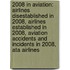 2008 In Aviation: Airlines Disestablished In 2008, Airlines Established In 2008, Aviation Accidents And Incidents In 2008, Ata Airlines