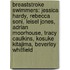 Breaststroke Swimmers: Jessica Hardy, Rebecca Soni, Leisel Jones, Adrian Moorhouse, Tracy Caulkins, Kosuke Kitajima, Beverley Whitfield