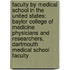 Faculty By Medical School In The United States: Baylor College Of Medicine Physicians And Researchers, Dartmouth Medical School Faculty