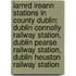 Iarnrd Ireann Stations In County Dublin: Dublin Connolly Railway Station, Dublin Pearse Railway Station, Dublin Heuston Railway Station